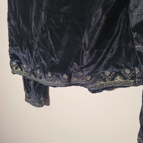 Sequins velvet cardigan - Picture 9 of 9